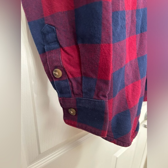⭐️ J. CREW Fleece Lined Plaid Button Down Shirt Jacket/Shacket ⭐️ - Picture 4 of 7
